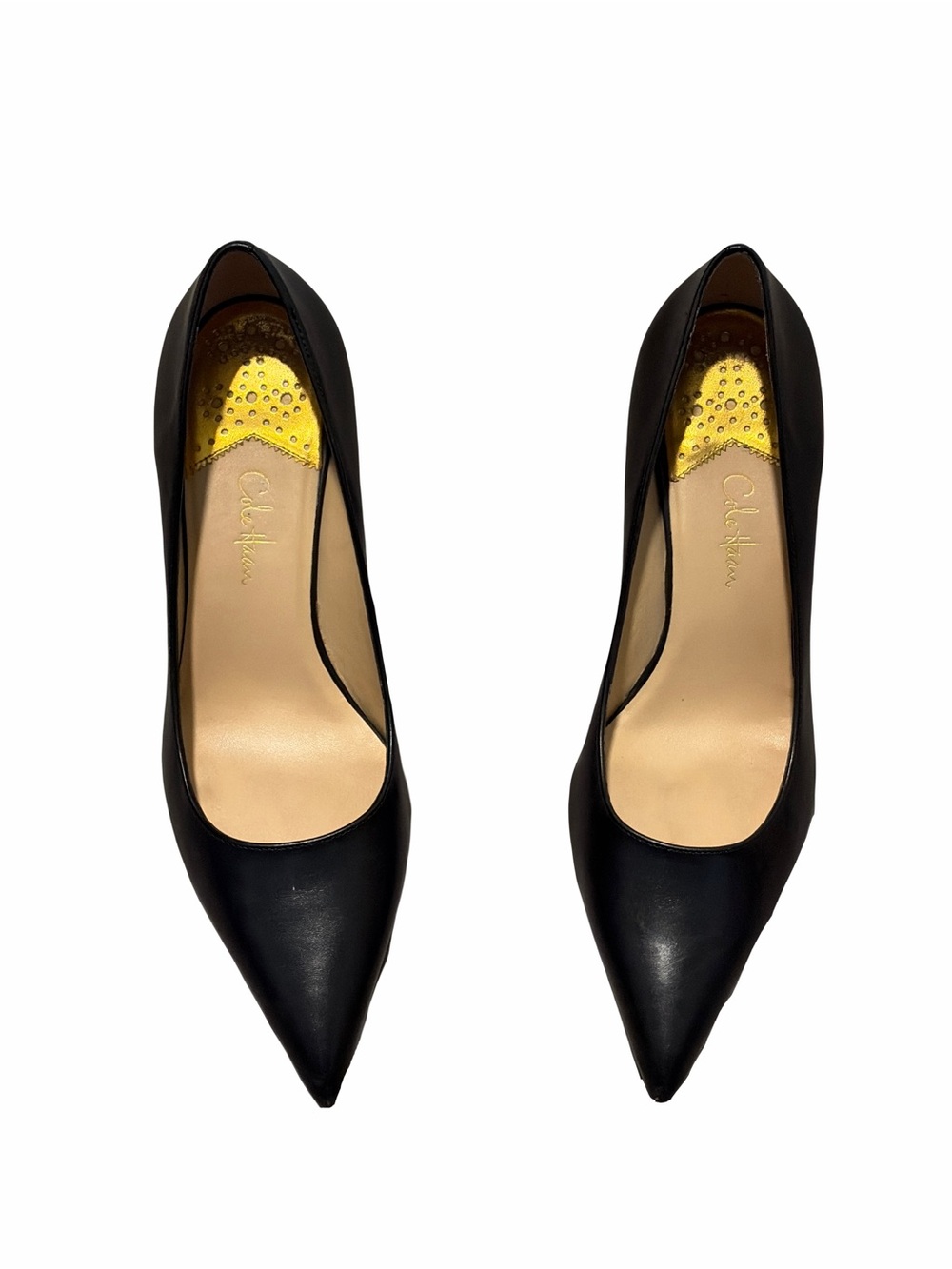 Cole Haan x NikeAir Black Patent Pointed Toe Heels